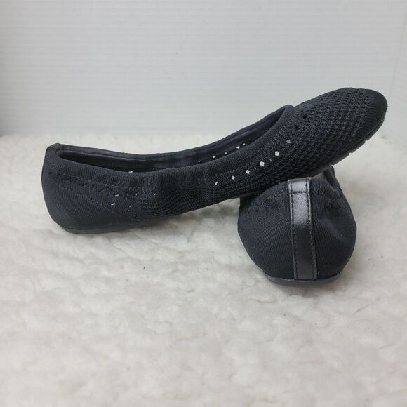 Cole Haan Grandzero Womens Ballet Shoes Size 7.5 B Flat Black Knit Stitch - Picture 5 of 10
